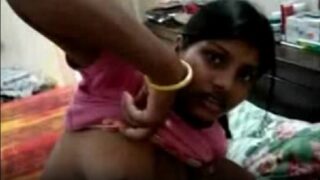 Sexy boobs of telugu girl by college principal