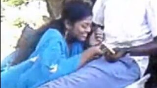 Tamil college girl blowjob in park caught