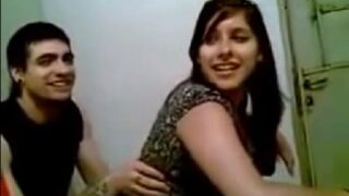 MMS scandal of desi college teen in classroom