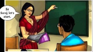 Savita bhabhi as sexy tuition teacher