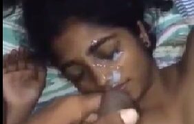 Cumming on face of sexy bangla girl