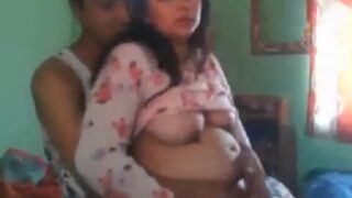 Fingering pussy of desi maid at home