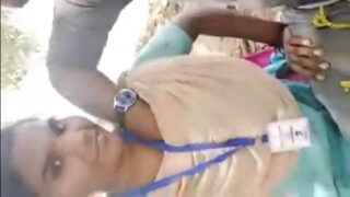 Tamil girl blowjob to team leader in park