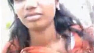 Tamil girl showing boobs in terrace to cousin