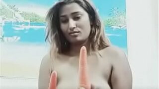 Telugu porn actress swathi naidu carrot sex