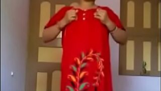 Dehati wife in red nighty video sex