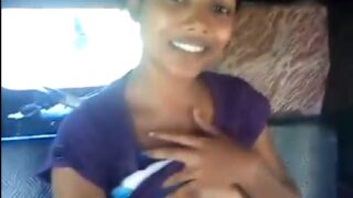 Bihari girl boobs and pussy fuck in auto