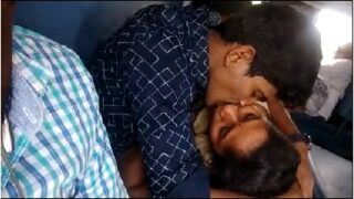 Indian couple sex at train in public