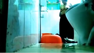 Sexy indian aunty nude in bathroom caught