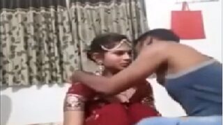 New indian wife first night sex with servant
