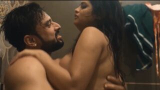 Desi hot bhabhi blowjob and sex in shower