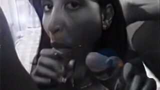 Desi girl sana sucking two dicks and fucked