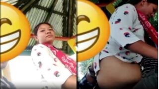 Assam girl ass fucked in bus stop