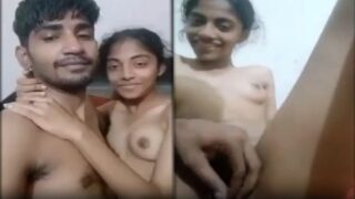 Bengali college lovers selfie sex at lodge