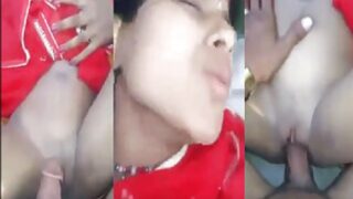 Newly married village girl tight pussy fuck