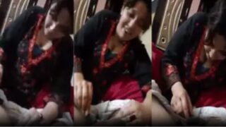 Punjabi milf shaving penis of friends husband