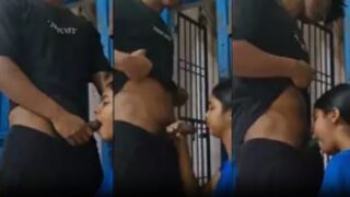 Surat girl blowjob to cousin at his home