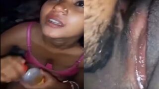 Incest sex of village devar licking bhabhi pussy