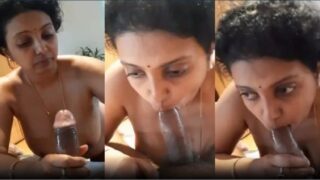 Telugu aunty naked blowjob to sons friend
