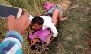 Caught village desi lovers sex in field
