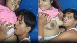 Carpenter banti sucking boobs of bhabhi