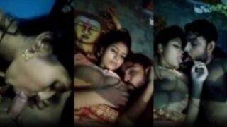 Young cable guy sucking big boobs of bihari wife