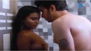 Hindi blue film showing young couple shower sex