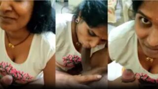 Madurai tamil housewife blowjob sex to lover