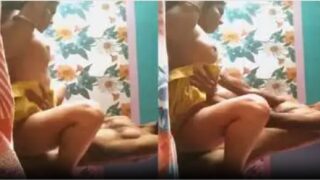Village rajasthani aunty geeta in short skirt pussy sex