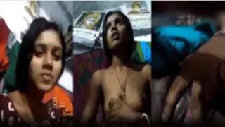 Telugu married bhabhi bhuma nude sex selfie at home