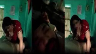 Bihari big boobs aunty wild sex with young family friend