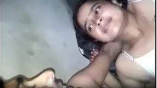 Horny bhabhi samaira boobs sucked at home