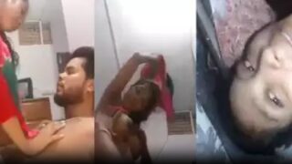 UP dehati bhabhi harshita riding jobless guy cock