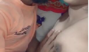 MP bhabhi big boobs played by own young devar