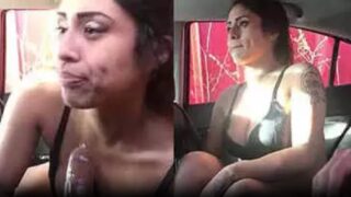 hot bangalore girl sameera strips blowjob in car