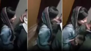 ahemadnagar girl safia dressed sucking penis of lover